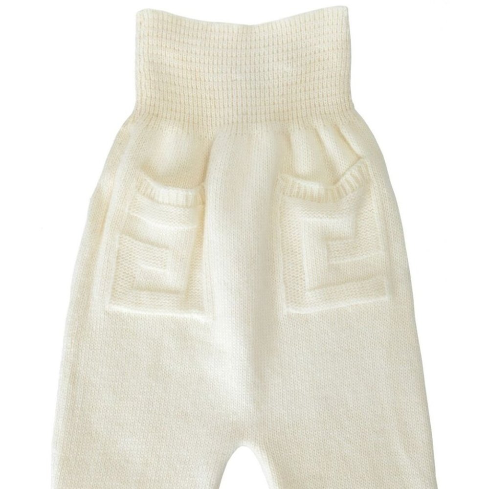 Young Versace Wool Cashmere Angora Girl's Pants